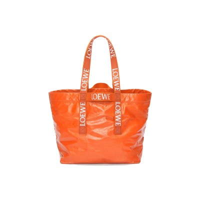 LOEWE FOLD SHOPPER IN PAPER CALFSKIN B507X23X01-9100 (50*31*20cm)